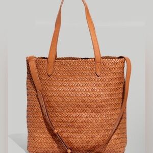 Madewell woven transport tote
